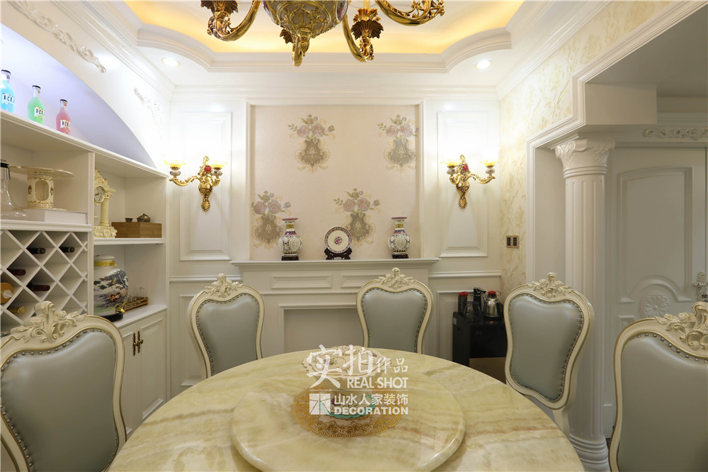 金昌大廈舊房裝修歐式風格效果圖