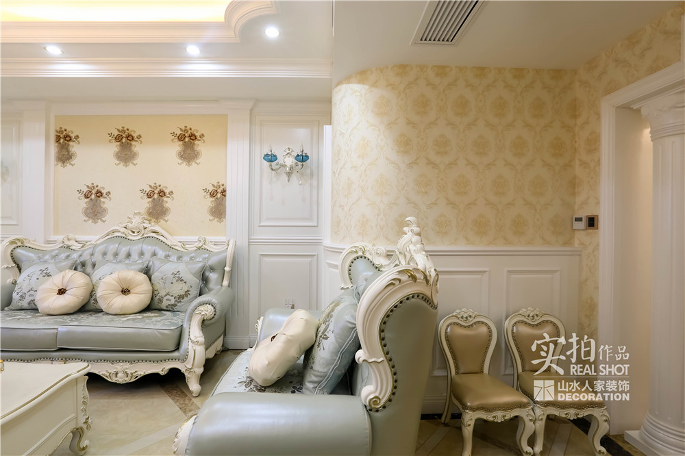 金昌大廈舊房裝修歐式風格效果圖