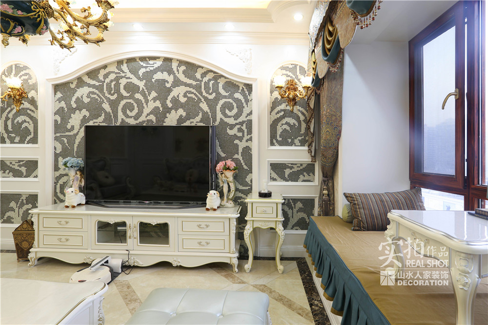 金昌大廈舊房裝修歐式風格效果圖