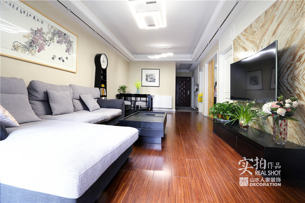 保利時代現代簡約風格裝修效果圖