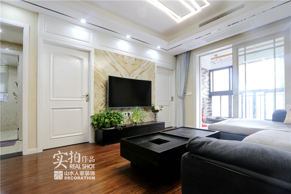 保利時代現代簡約風格裝修效果圖