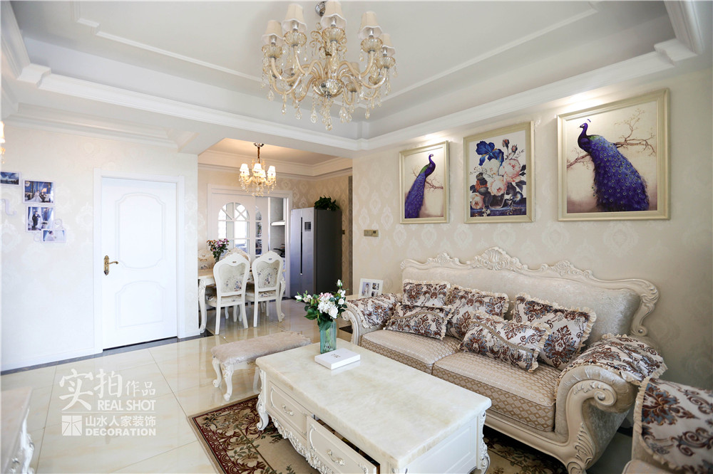 國創光谷上城簡歐風格裝修效果圖