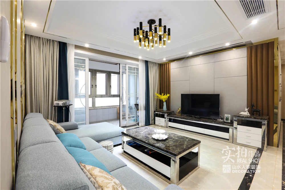 聯投喻園現代簡約風格裝修效果圖