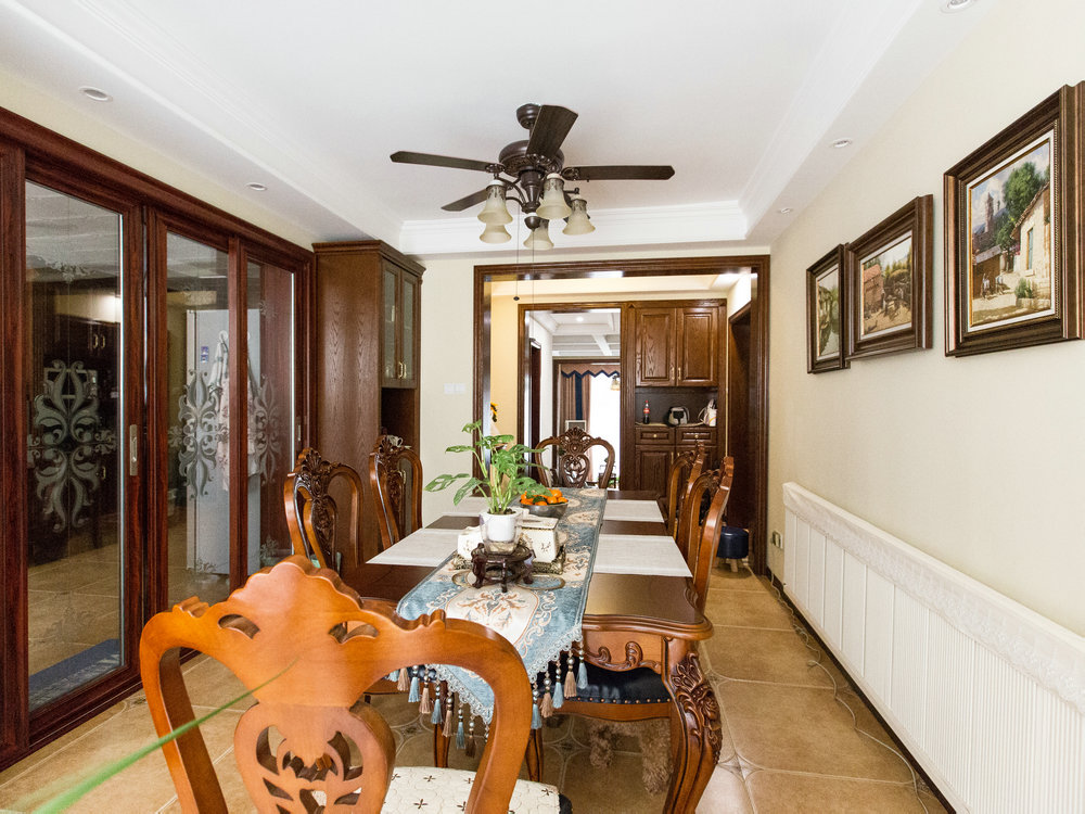 高爾夫國際別墅古典美式風格裝修效果圖