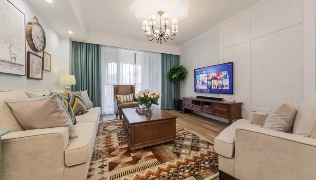 北大蓮湖錦城美式風格裝修效果圖