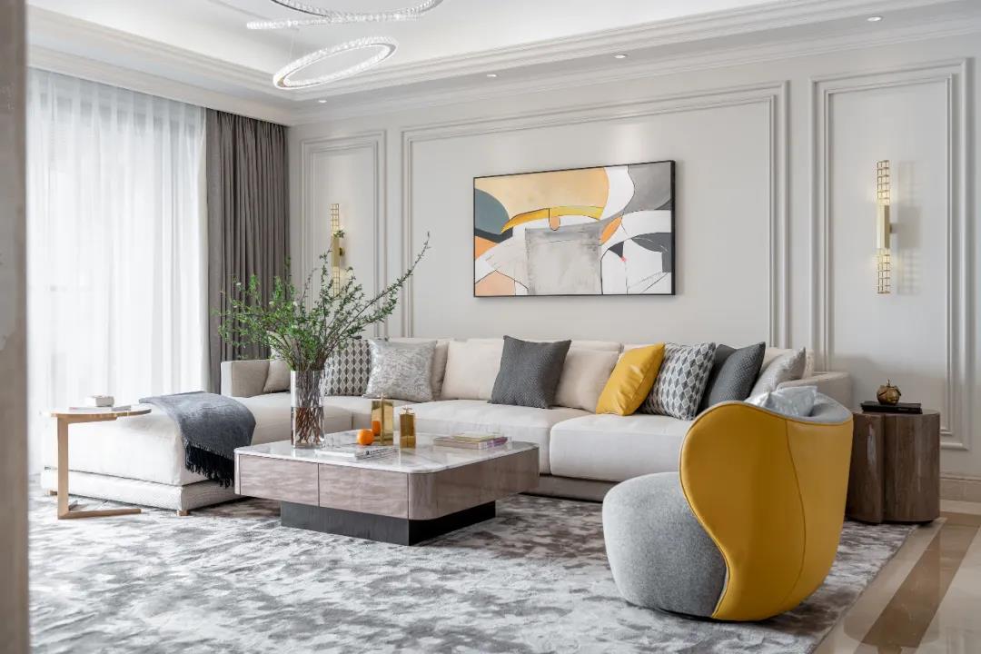 光谷新世界現代輕奢風格裝修效果圖