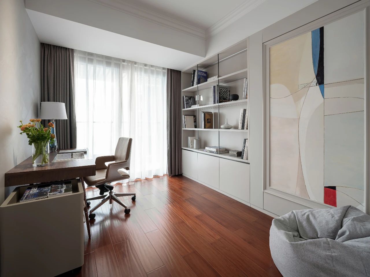 光谷新世界現代輕奢風格裝修效果圖