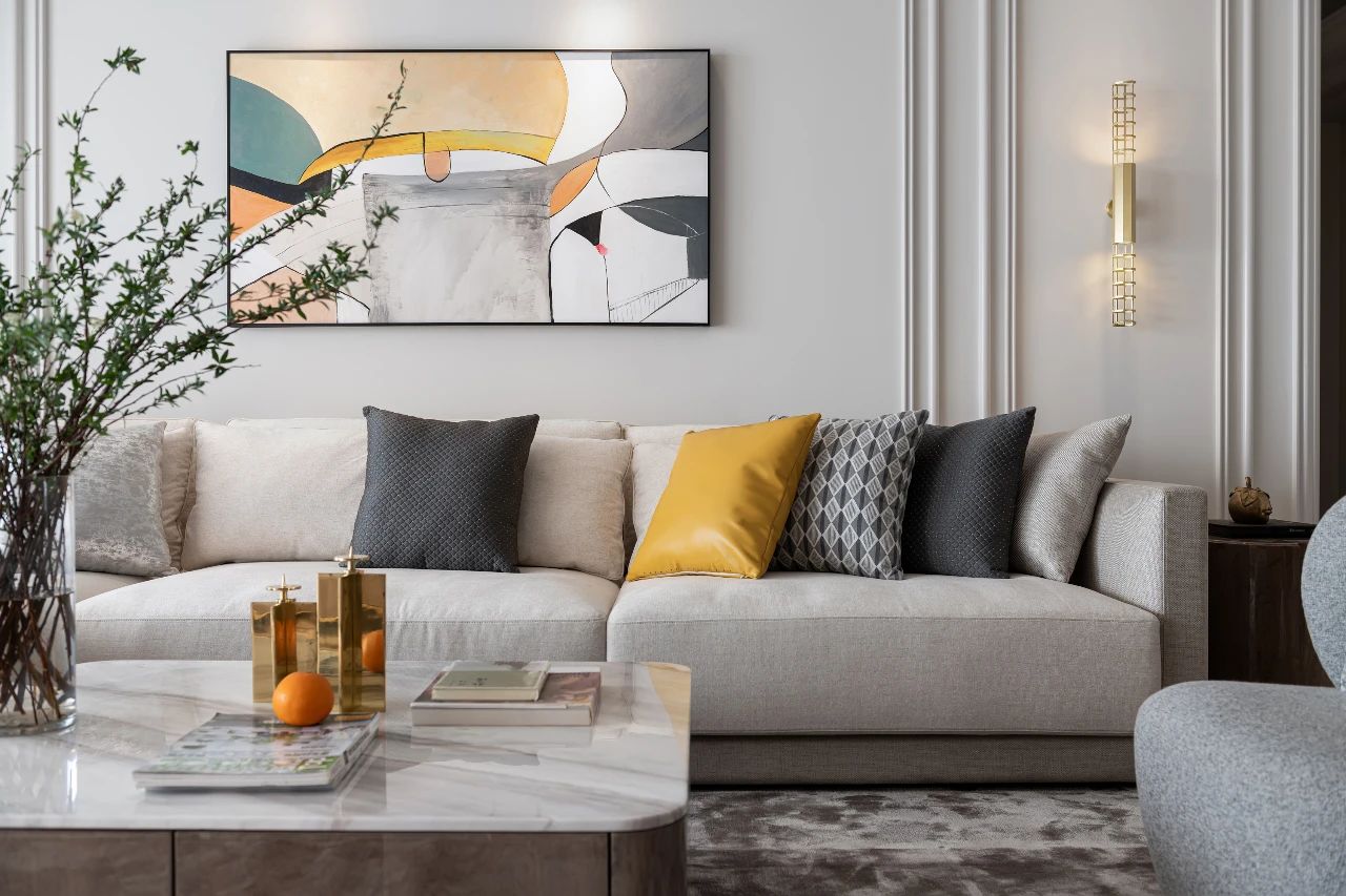 光谷新世界現代輕奢風格裝修效果圖