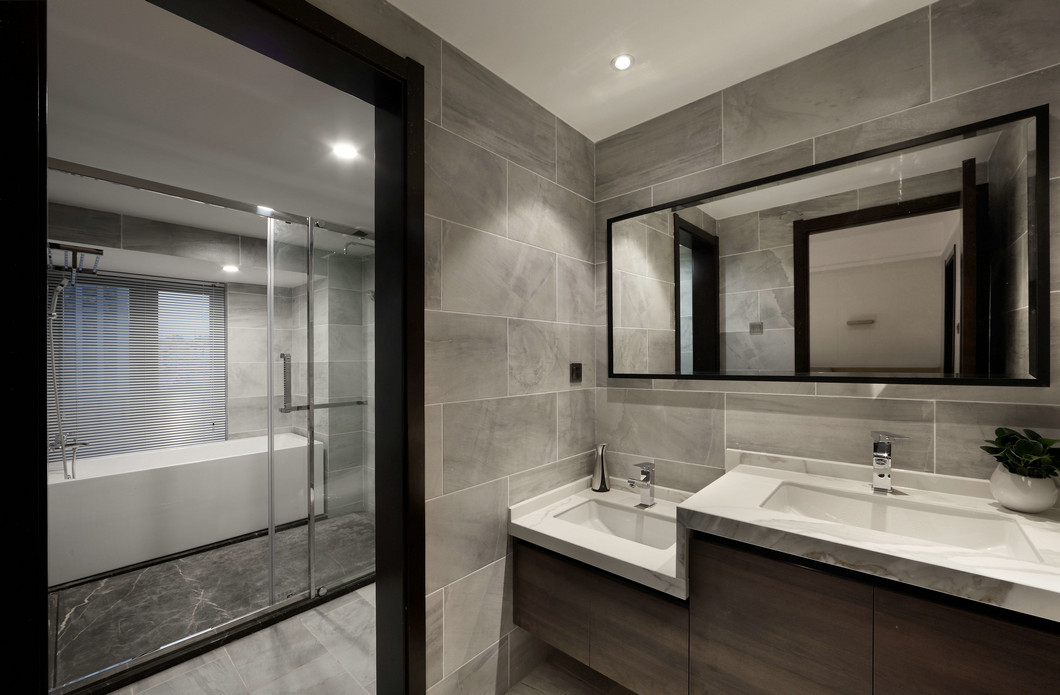 湯遜湖一號現代風格實景裝修效果圖