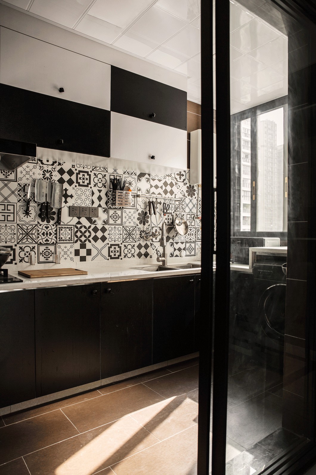 琨御府132平現代風格裝修實景效果圖