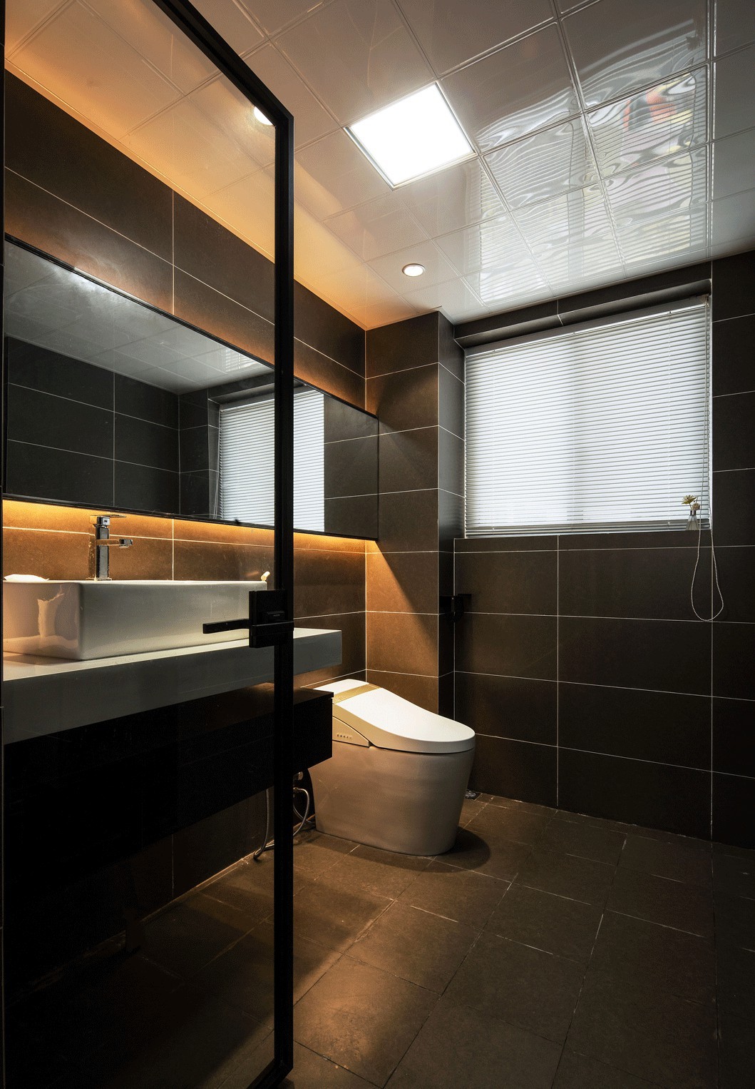 琨御府132平現代風格裝修實景效果圖