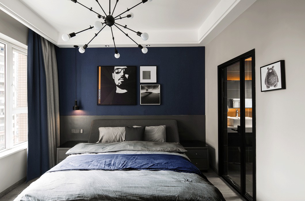 琨御府132平現代風格裝修實景效果圖