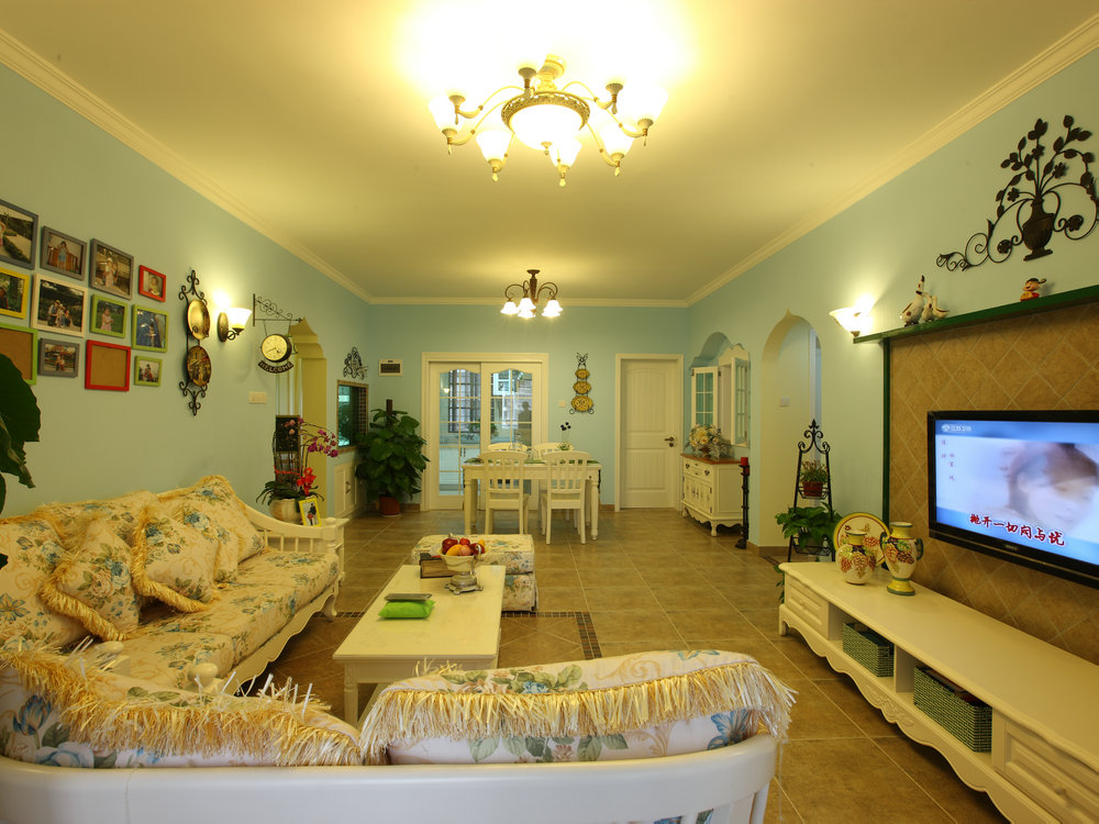 江南新天地田園風格裝修效果圖