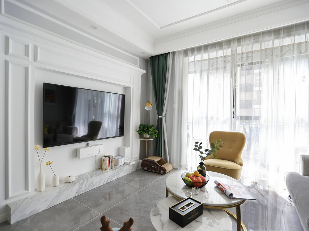 三里民居北歐輕奢風格裝修效果圖