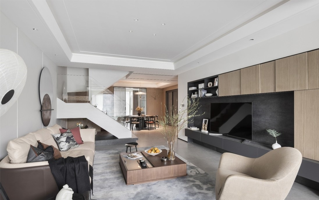 宜昌現代風格320平別墅裝修效果圖