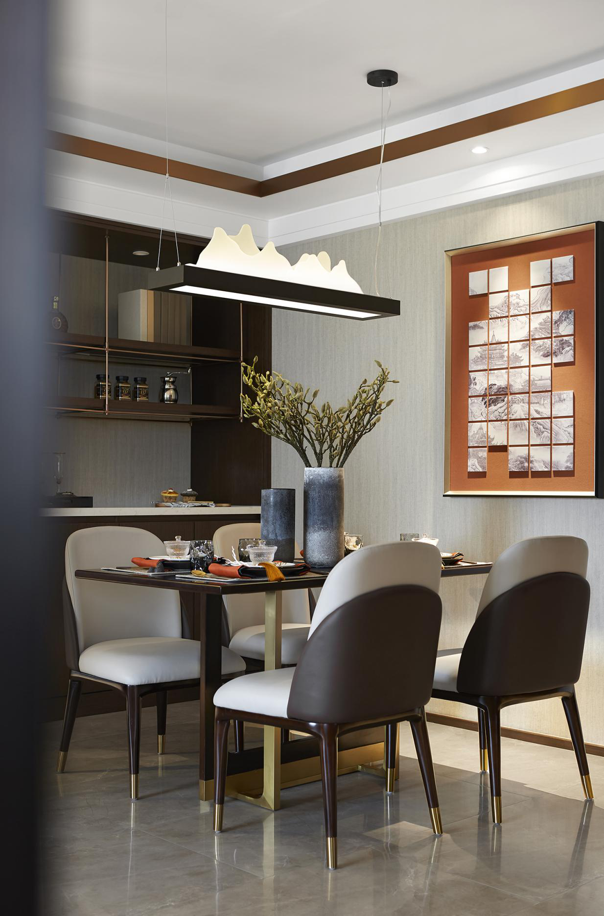 江南新天地新中式風格裝修效果圖