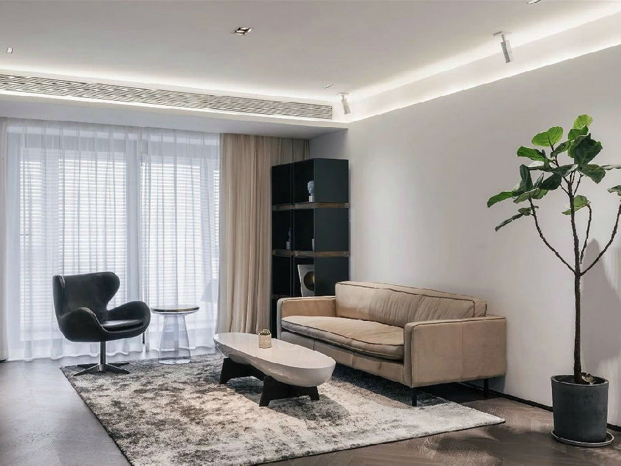 幸福佳苑現代極簡風格裝修效果圖