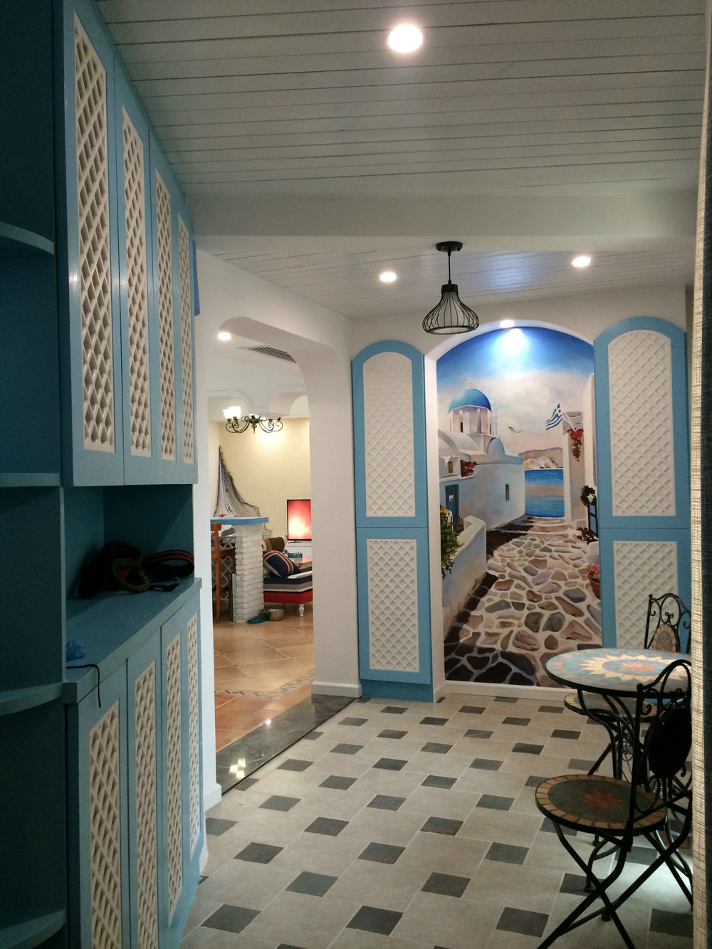 長投蘭園118平地中海風格裝修效果圖