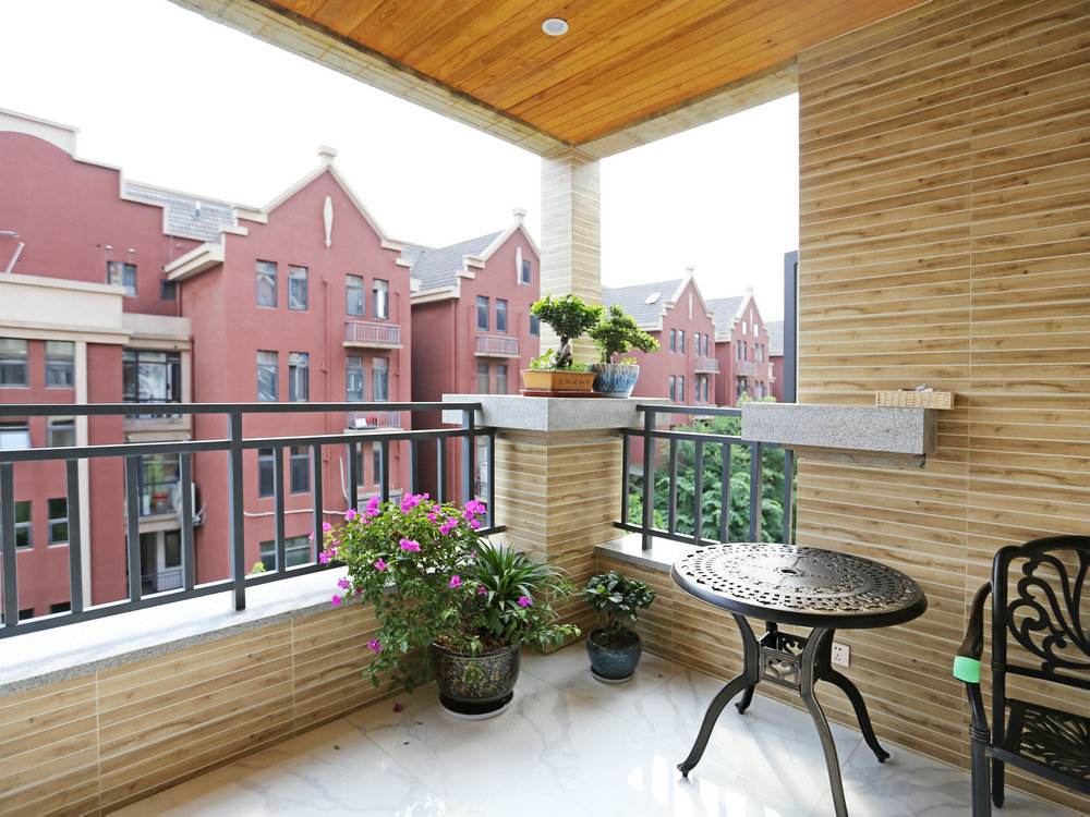 保利藍?？?00平歐式別墅裝修效果實景圖