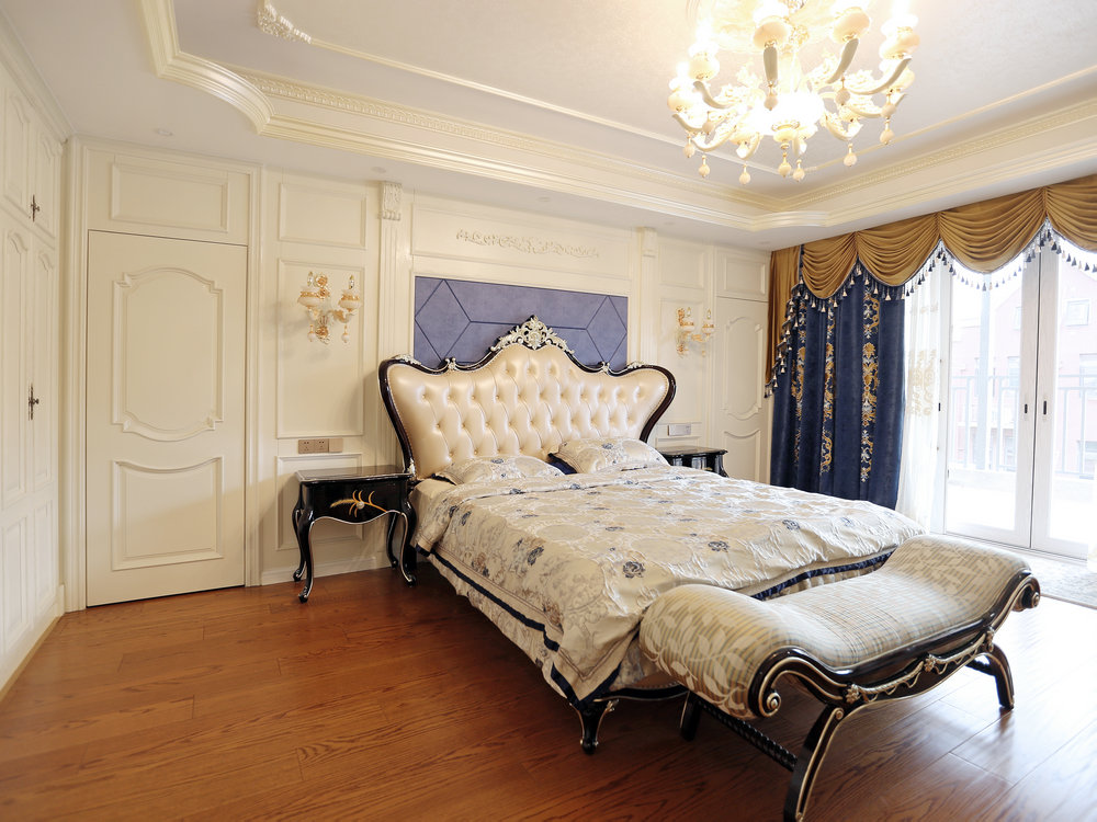 保利藍?？?00平歐式別墅裝修效果實景圖