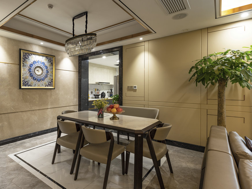 國際金融城新中式風格裝修效果實景圖