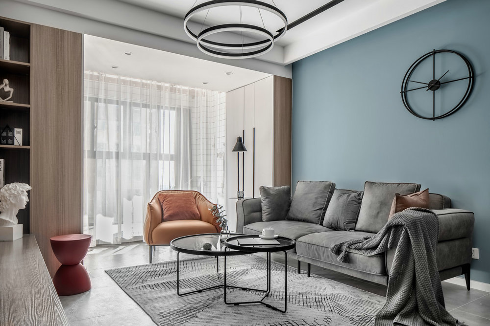 紅星佳苑現代極簡風格裝修效果圖