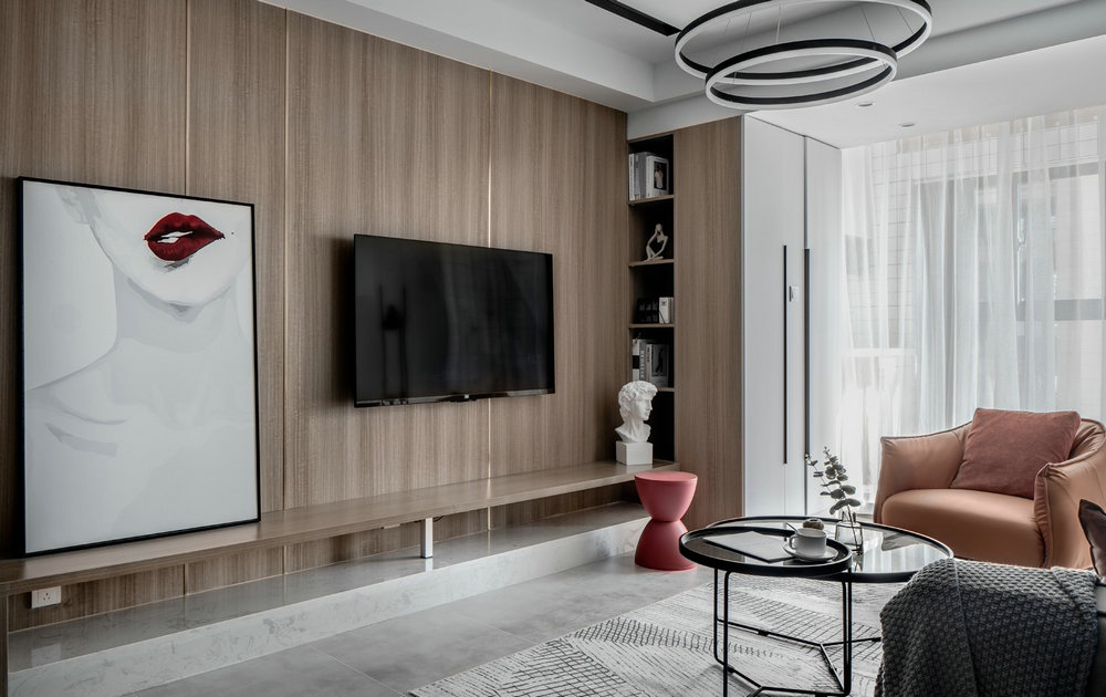 紅星佳苑現代極簡風格裝修效果圖