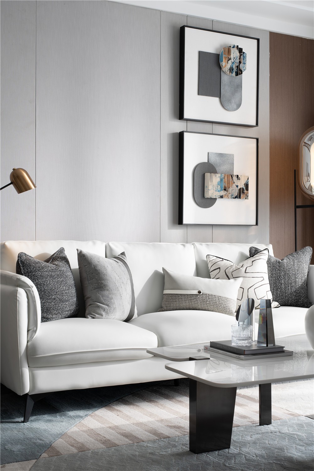 瑞和華府現代風格三室兩廳裝修效果圖