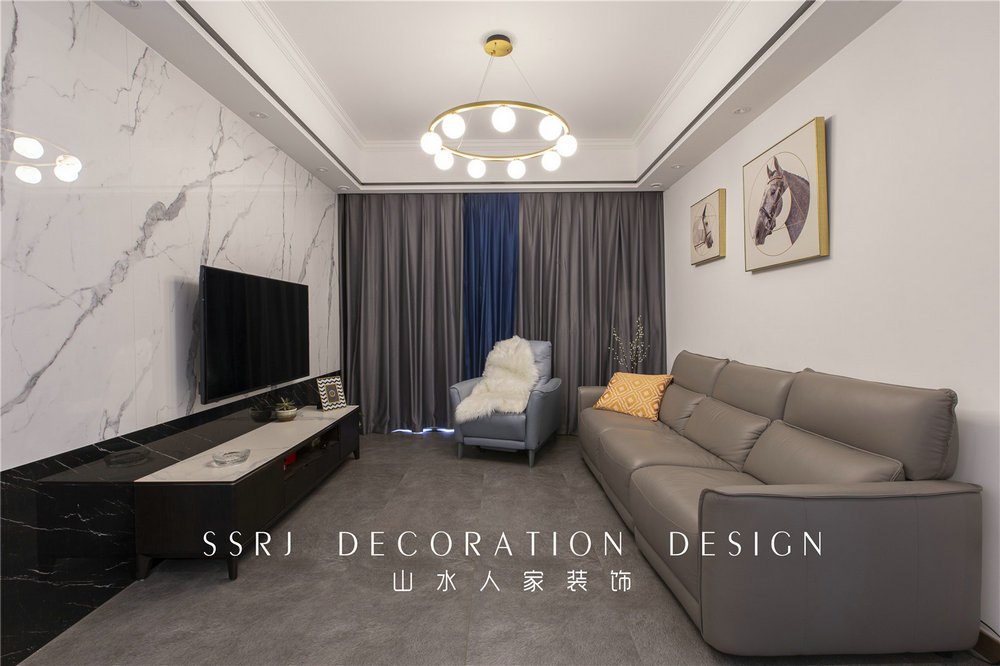 沙湖怡景現代簡約風格裝修效果圖