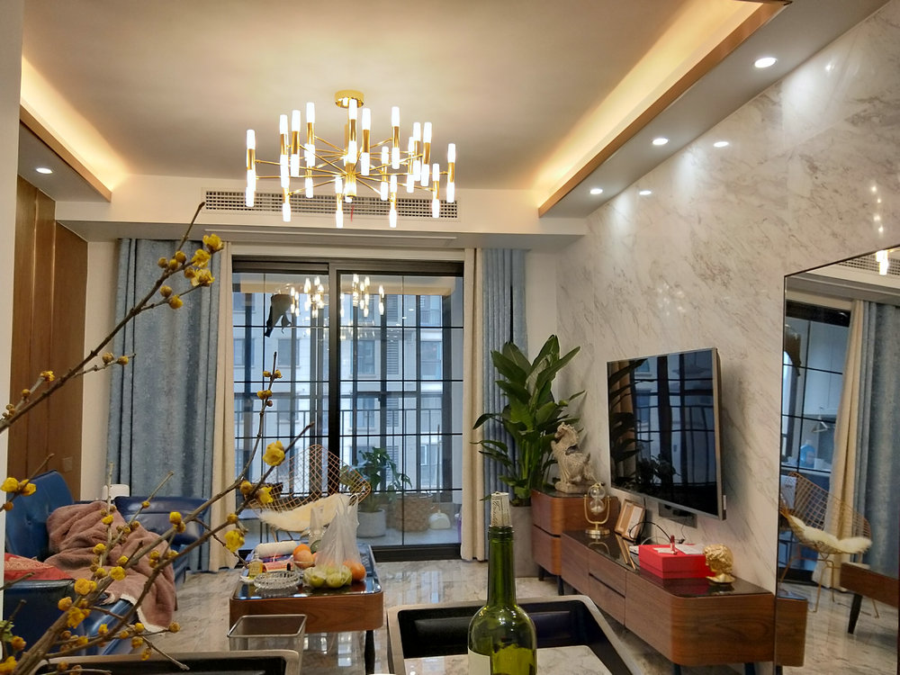 保利清能西海岸現代輕奢風格裝修效果圖