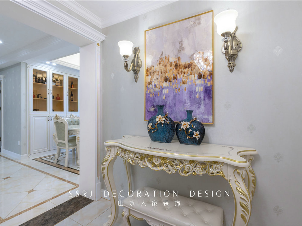 麗水康城135平歐式風格裝修效果圖