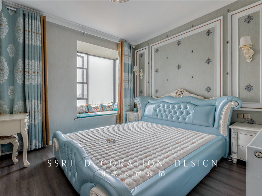 菩提苑149平簡歐風格裝修效果圖