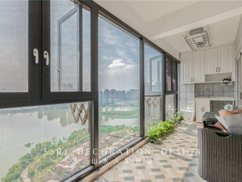 菩提苑149平簡歐風格裝修效果圖