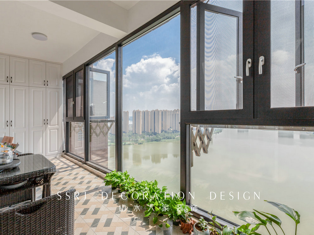 菩提苑149平簡歐風格裝修效果圖