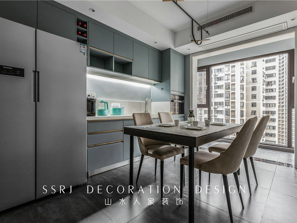 光谷匯景170平現代風格裝修效果圖