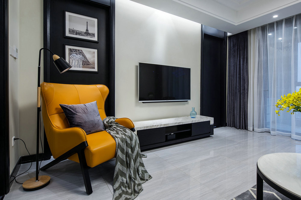 保利心語126平現代風格裝修效果圖