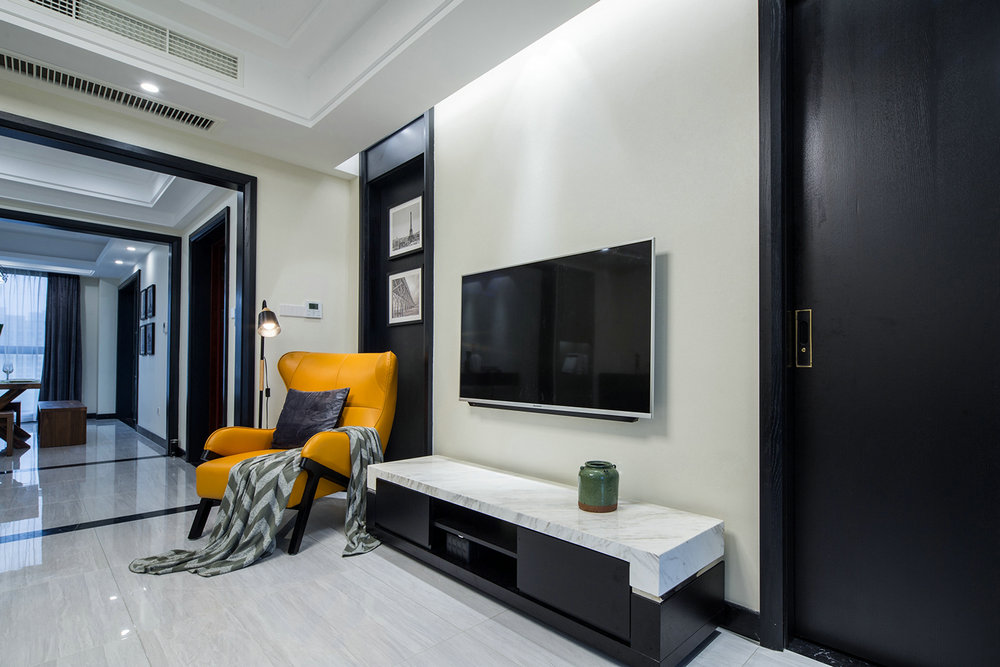 保利心語126平現代風格裝修效果圖