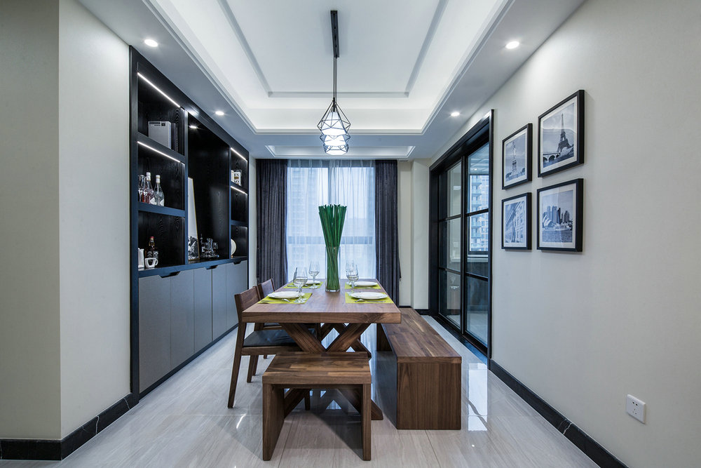 保利心語126平現代風格裝修效果圖