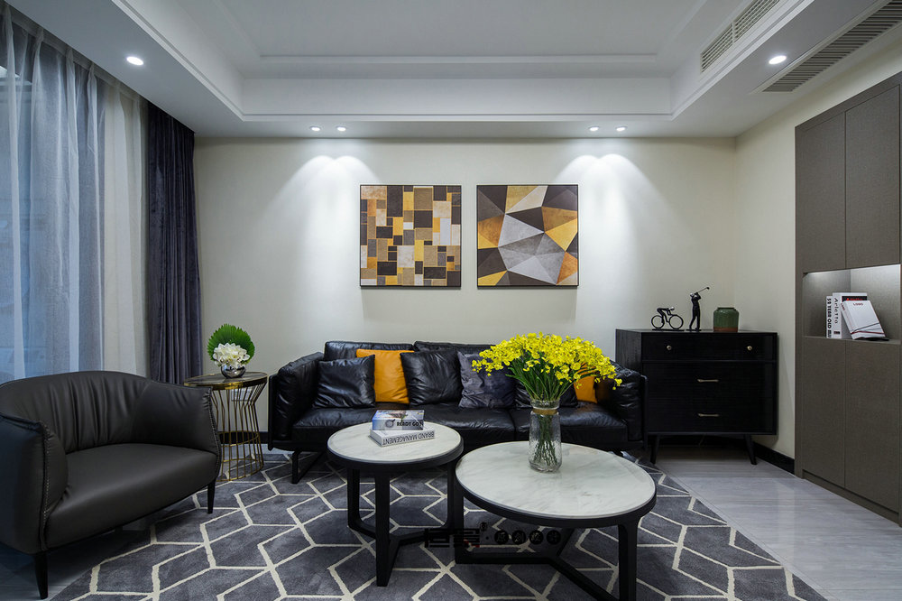 保利心語126平現代風格裝修效果圖