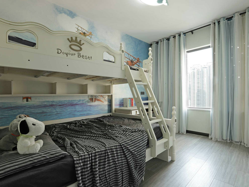 融公館120平現代簡約風格裝修效果圖