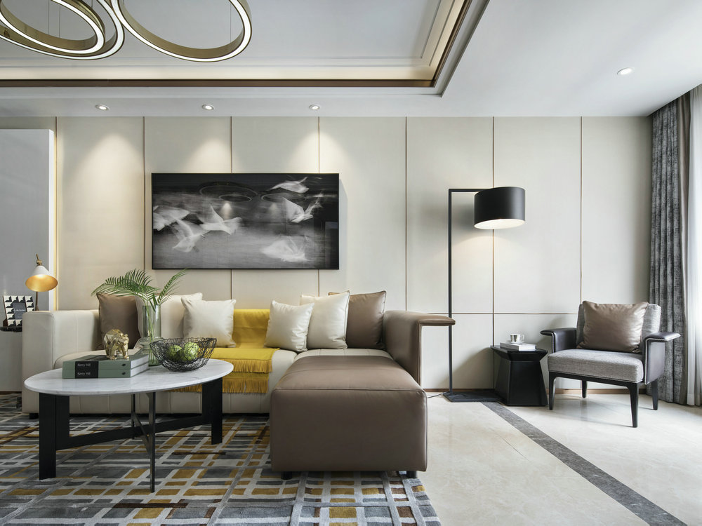 保利華府輕奢風格裝修效果圖