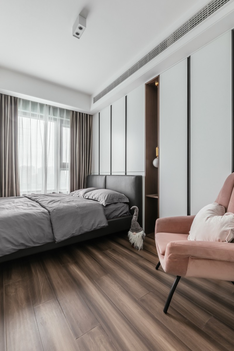 遠洋漢口中心92平現代風格裝修效果圖