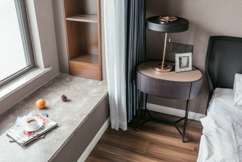 遠洋漢口中心92平現代風格裝修效果圖