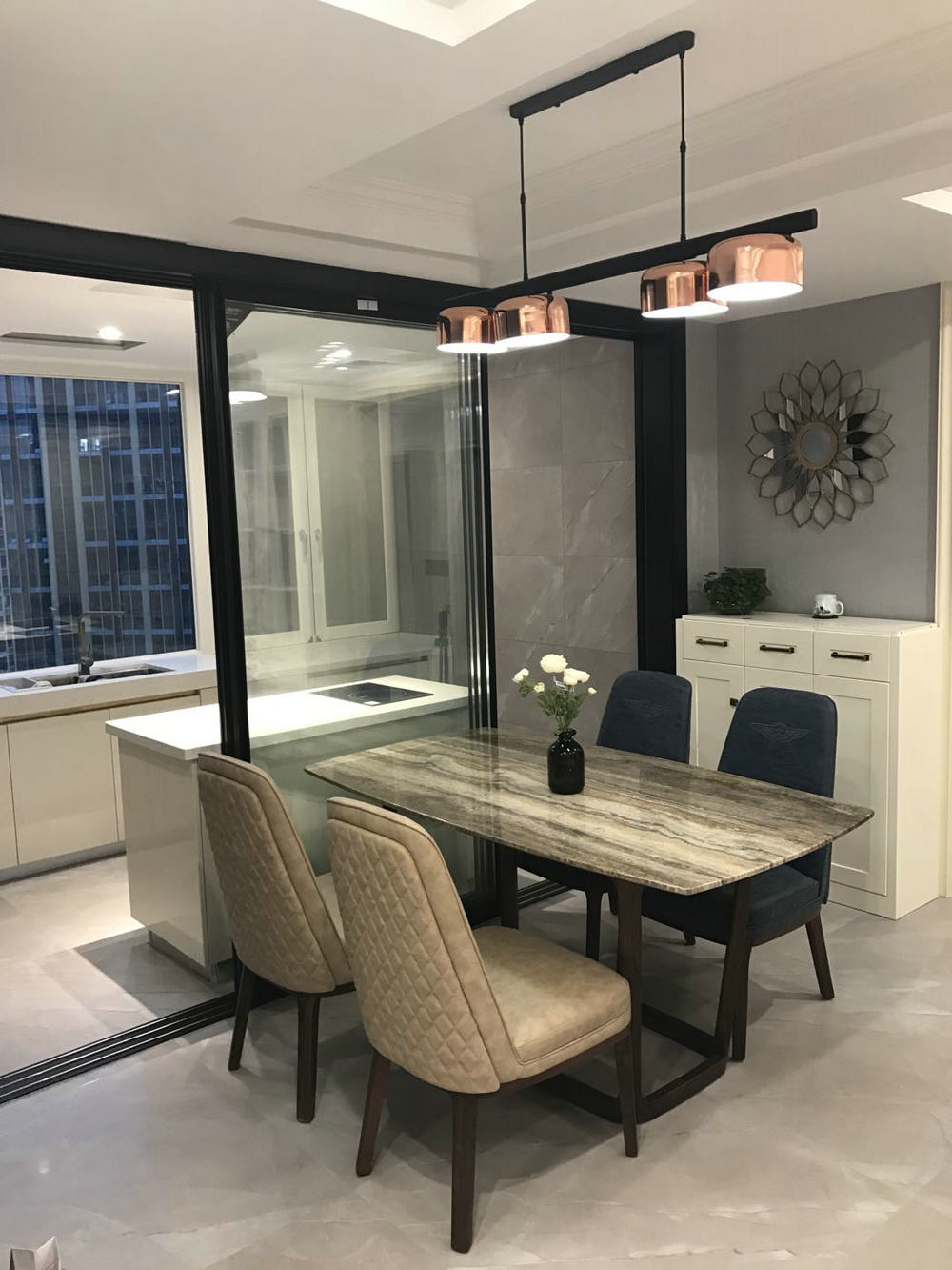 聯泰香域水岸158平現代風格裝修效果圖