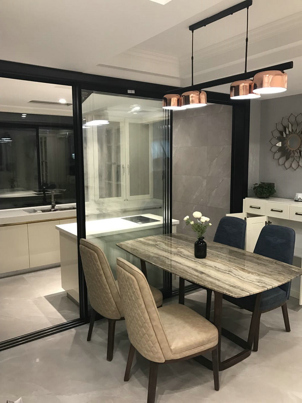 聯泰香域水岸158平現代風格裝修效果圖