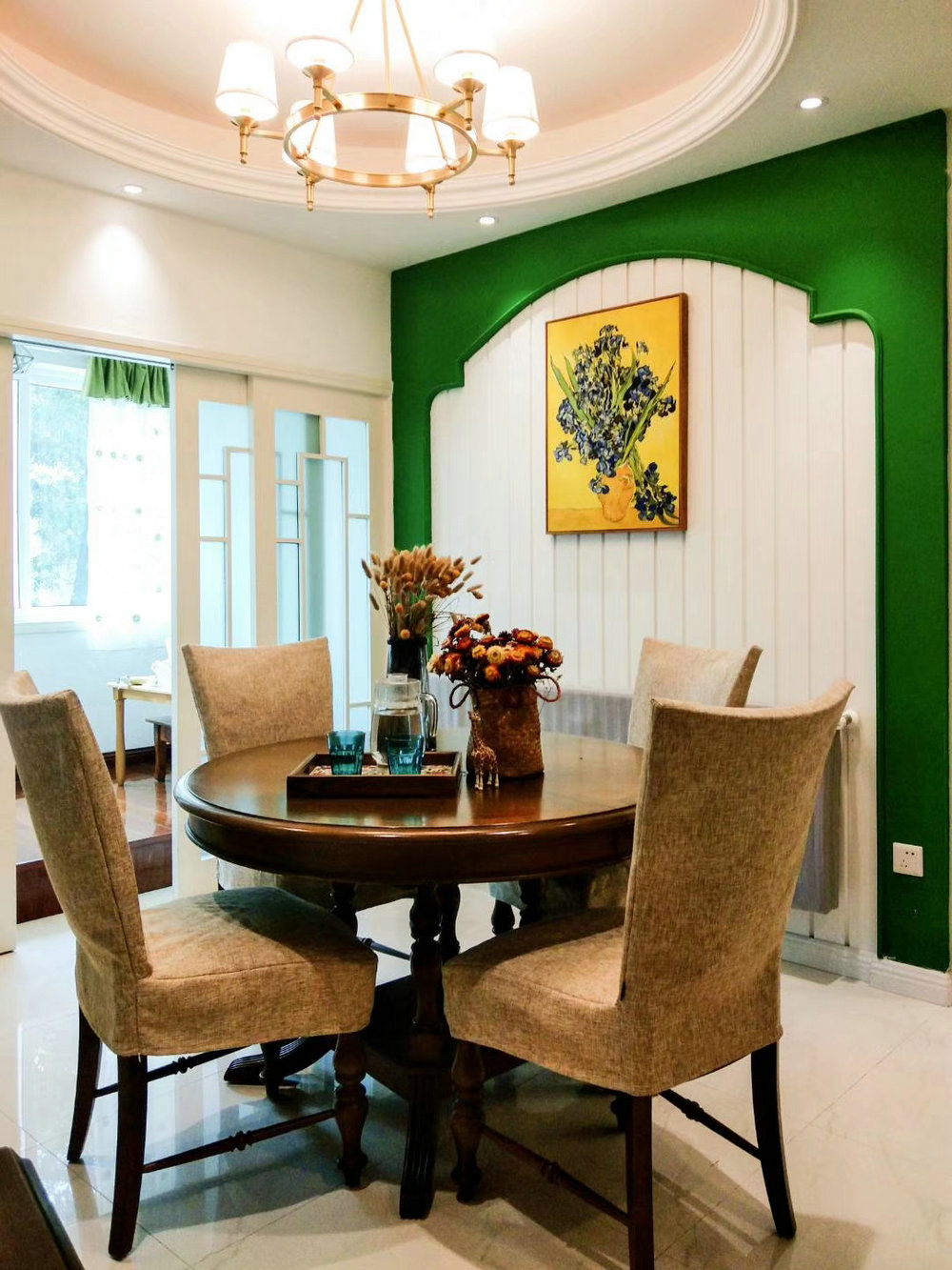 東湖名居140平美式風格裝修效果圖