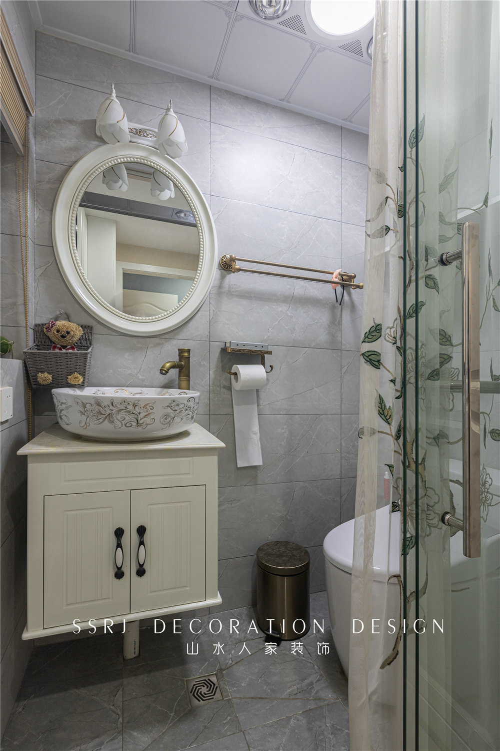 世貿云錦118平美式風格裝修效果圖