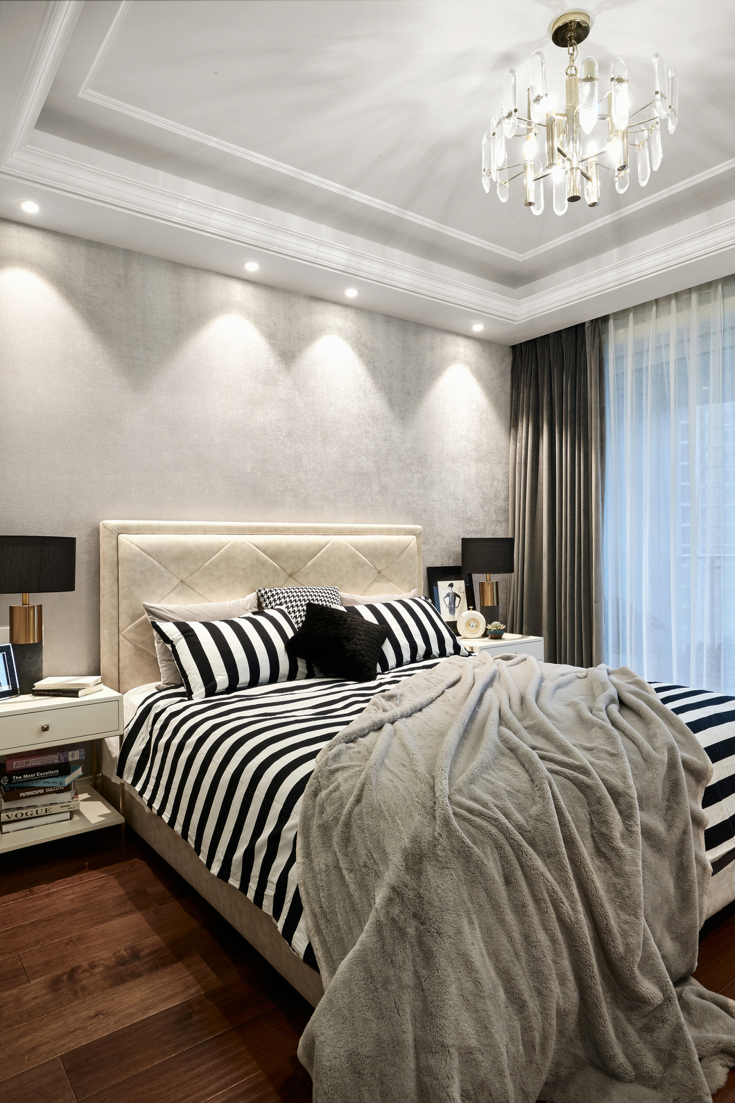 雅居樂花園別墅法式輕奢風格裝修效果圖