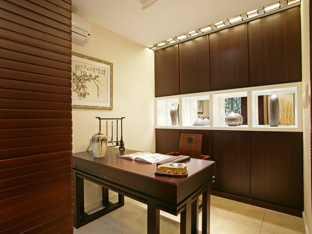 遠洋莊園別墅新中式風格裝修效果圖