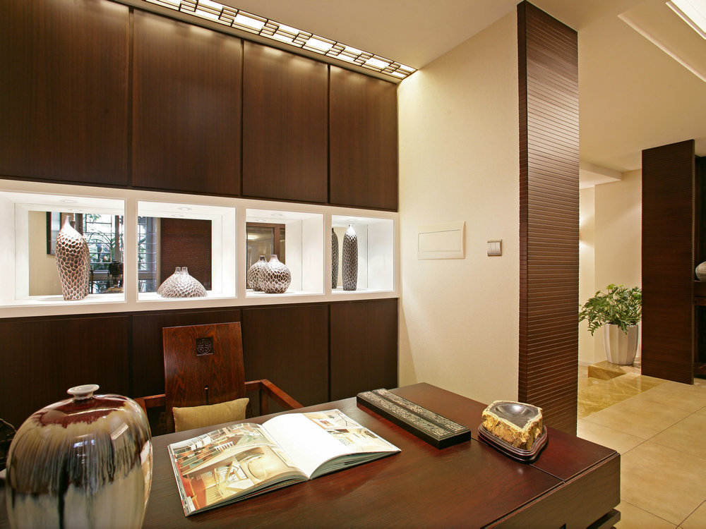 遠洋莊園別墅新中式風格裝修效果圖